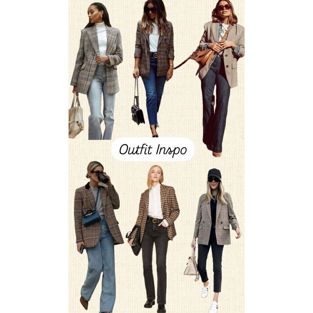 Vintage JHCollectibles Wool Plaid Blazer - Picture 2 of 13